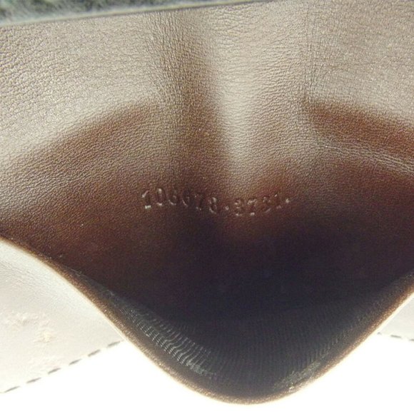 GUCCI key case logo leather Auth used E1610 - Picture 5 of 8